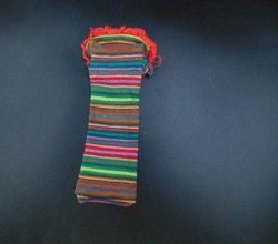 BARBIE FASHION PAK RED STRIPED DRESS 1963 ,BLUE KNIT DRESS  OR BLUE KNIT BELT WITH FRINGE CHOICE